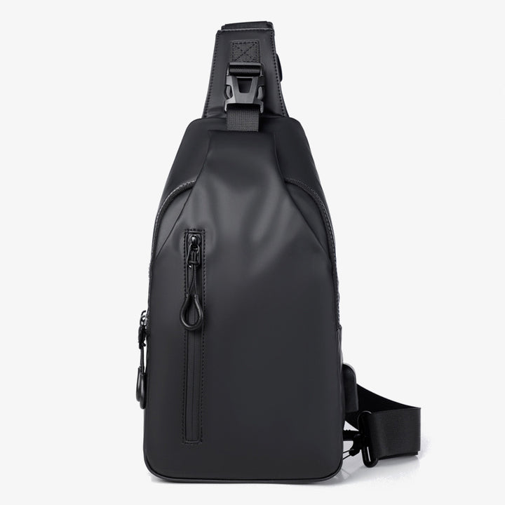 Mehrzweck-Slingbag, wasserdicht, Brusttasche für Herren mit USB-Ladegerät 