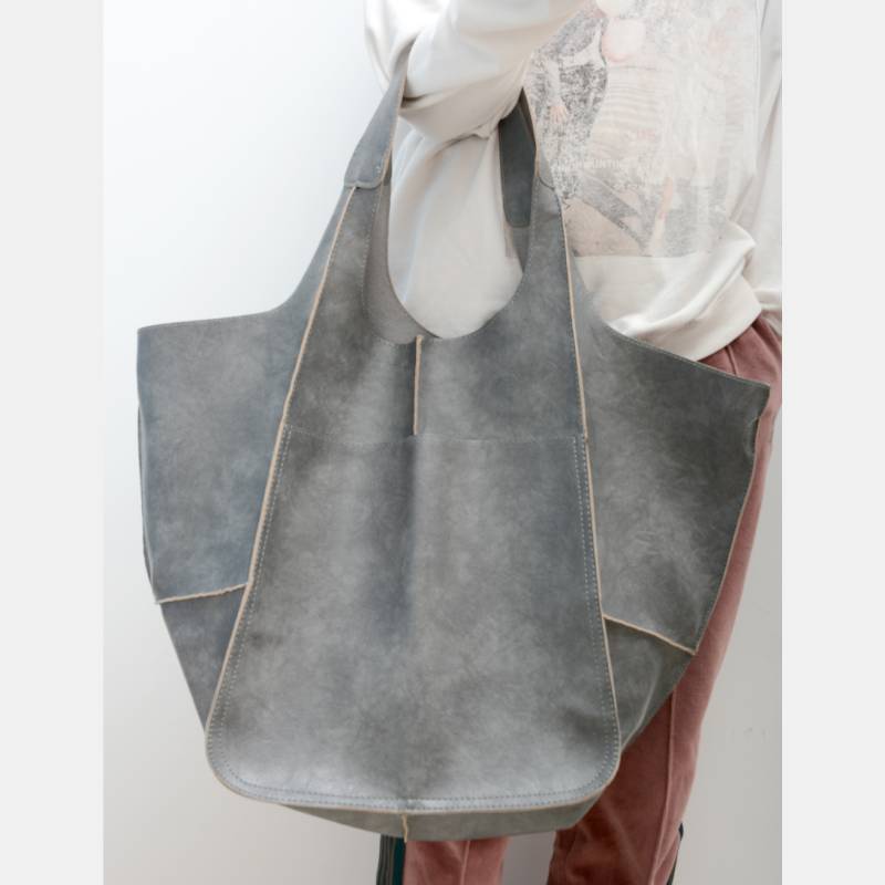 Übergroße Einkaufstasche im Vintage-Stil