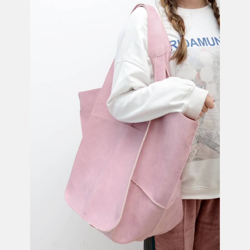 Übergroße Einkaufstasche im Vintage-Stil