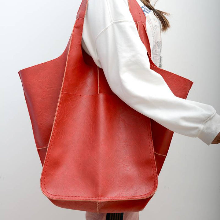 Übergroße Einkaufstasche im Vintage-Stil