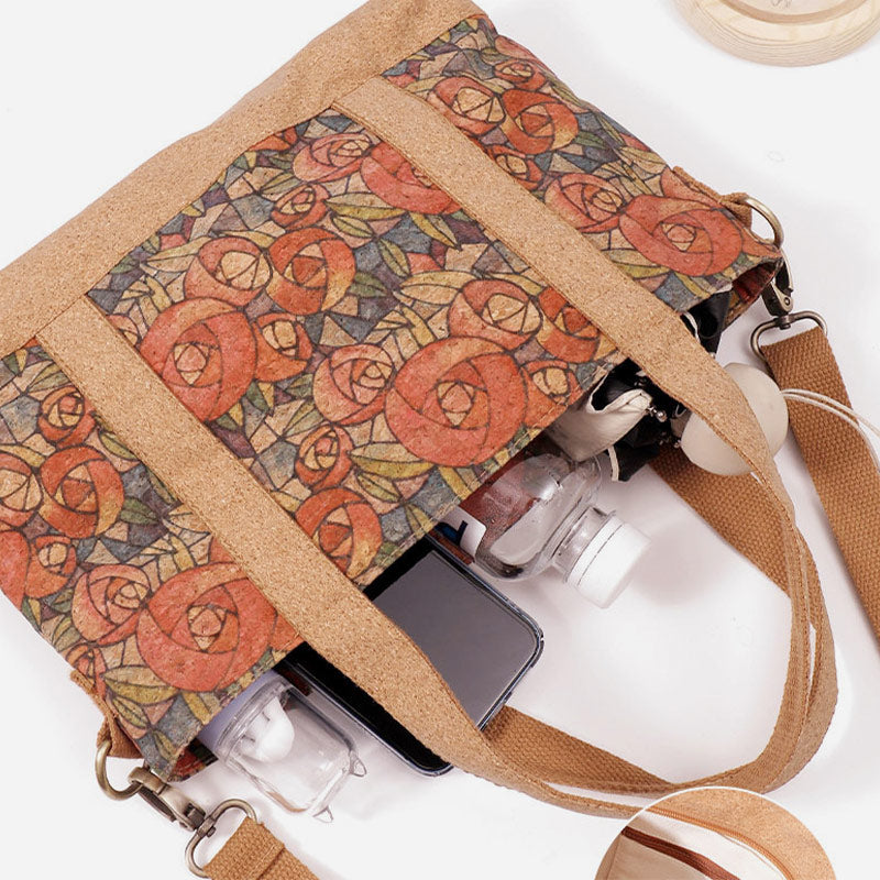 Tragbare Tragetasche für Damen, umweltfreundliche Korktasche, Palamei