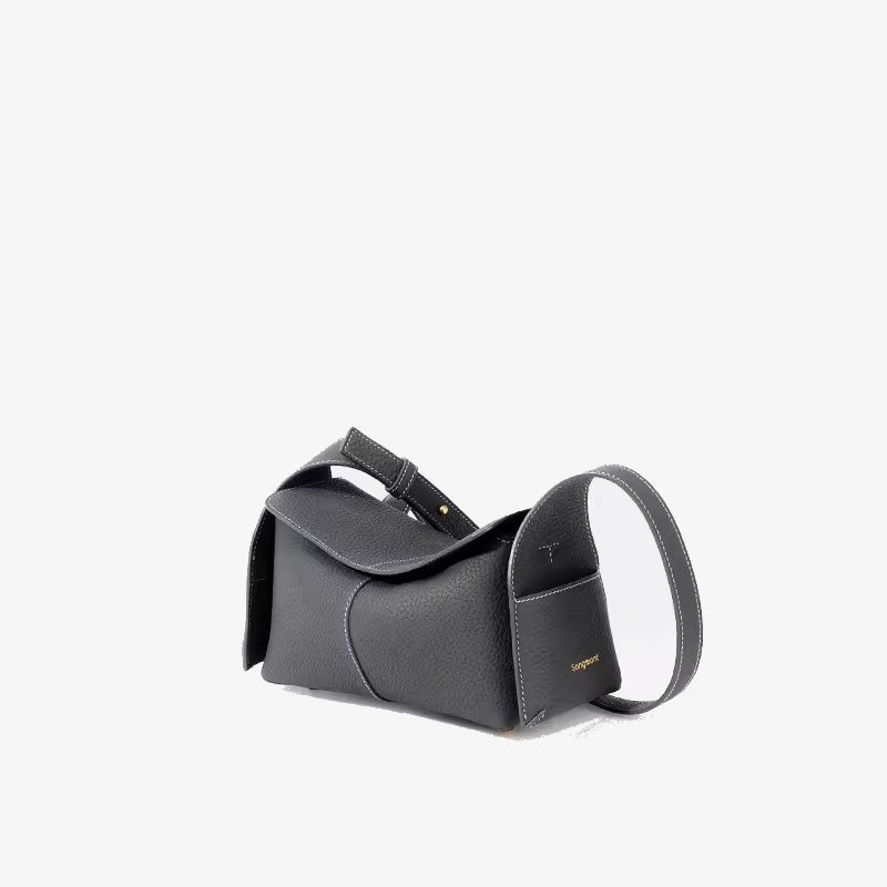 Minimalistische, einfarbige Umhängetasche für Damen, elegante Pendler-Geldbörse