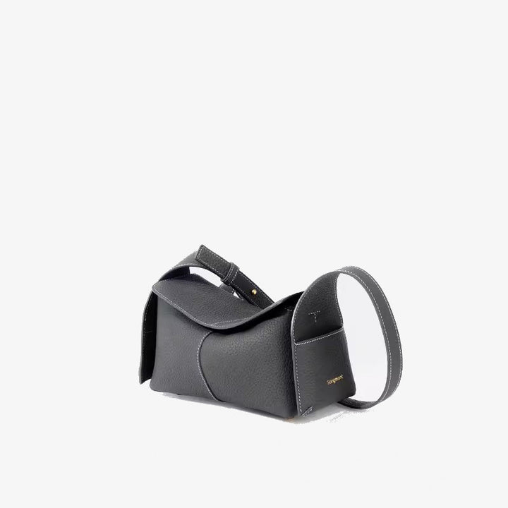 Minimalistische, einfarbige Umhängetasche für Damen, elegante Pendler-Geldbörse
