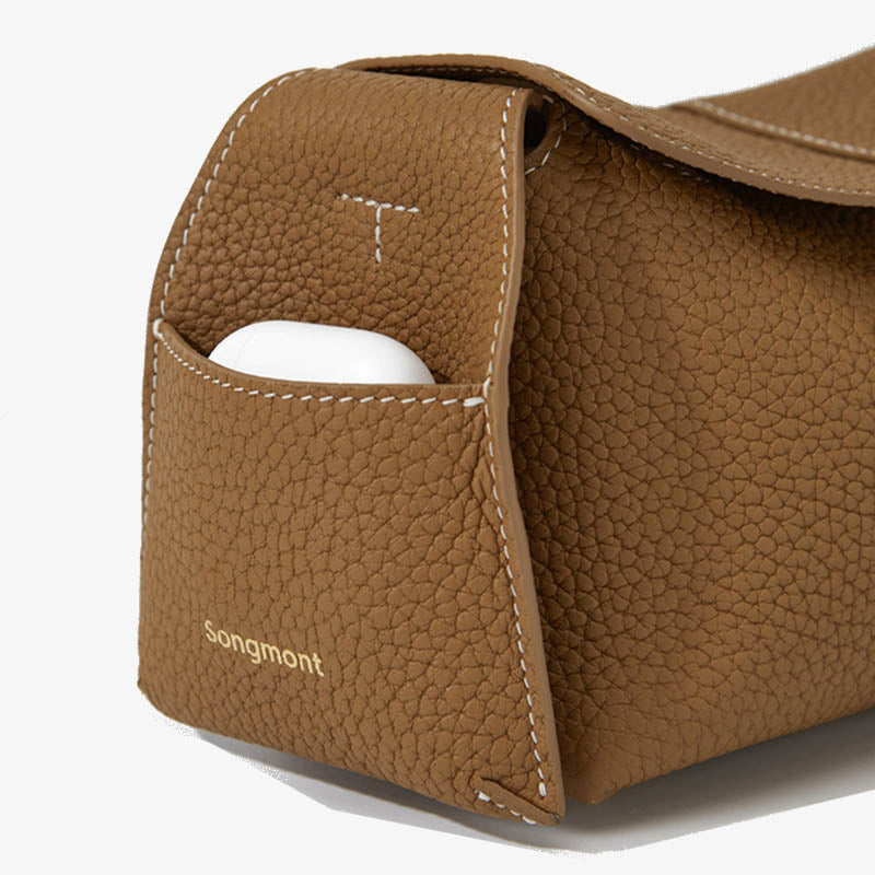 Minimalistische, einfarbige Umhängetasche für Damen, elegante Pendler-Geldbörse