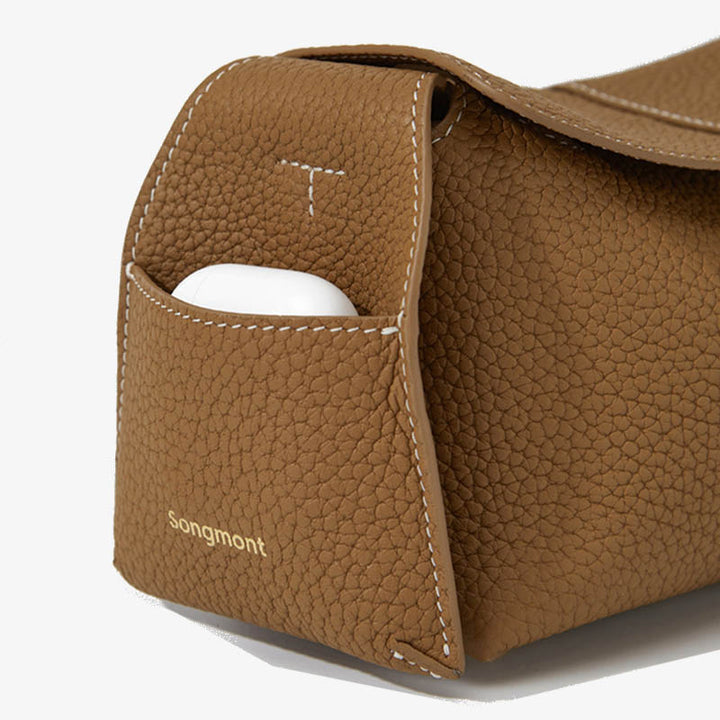 Minimalistische, einfarbige Umhängetasche für Damen, elegante Pendler-Geldbörse
