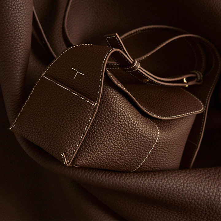 Minimalistische, einfarbige Umhängetasche für Damen, elegante Pendler-Geldbörse