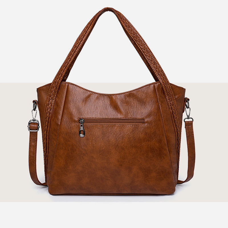 Retro gewebte Muster Tote Quaste Umhängetasche für Frauen Pendler