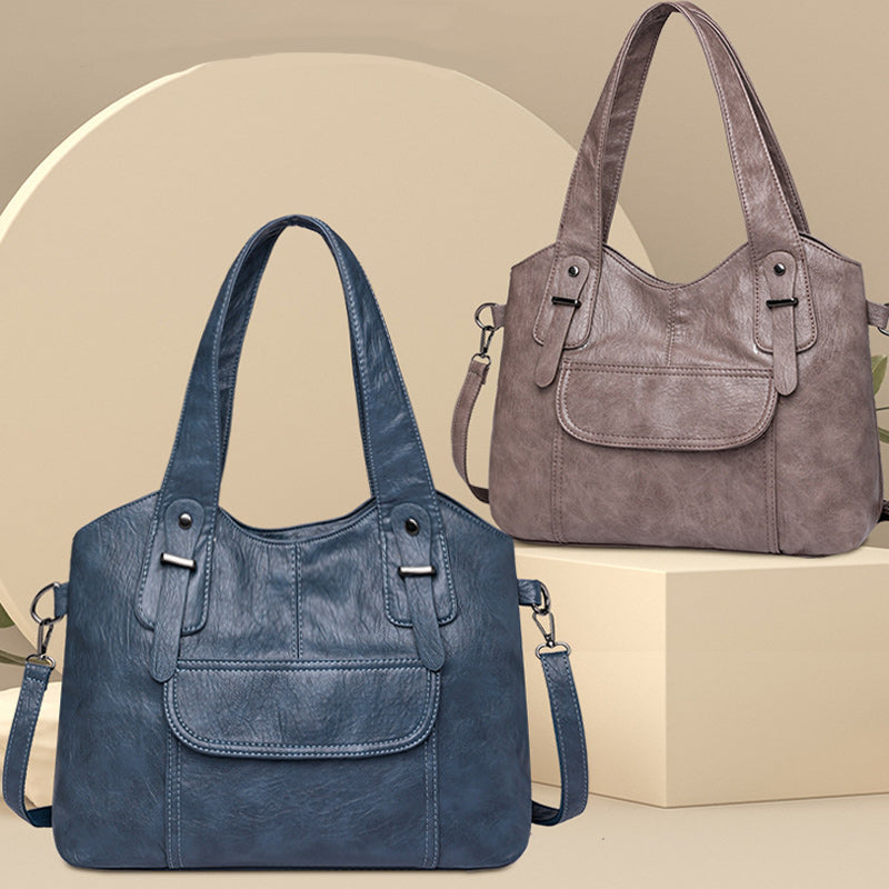 Leichte Tote Abnehmbarer Riemen Leder Unterarm Tasche Für Frauen Pendler