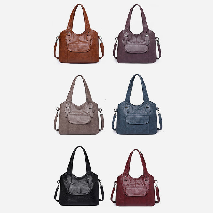 Leichte Tote Abnehmbarer Riemen Leder Unterarm Tasche Für Frauen Pendler