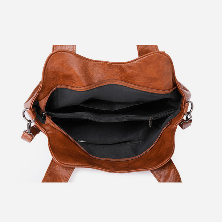Leichte Tote Abnehmbarer Riemen Leder Unterarm Tasche Für Frauen Pendler