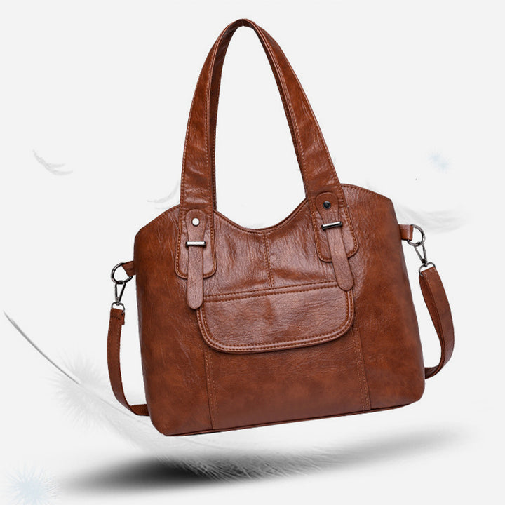 Leichte Tote Abnehmbarer Riemen Leder Unterarm Tasche Für Frauen Pendler