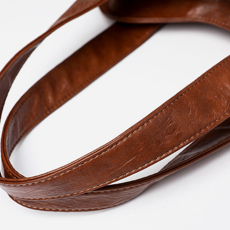 Leichte Tote Abnehmbarer Riemen Leder Unterarm Tasche Für Frauen Pendler