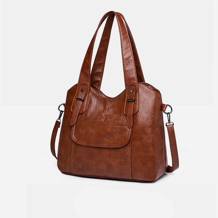 Leichte Tote Abnehmbarer Riemen Leder Unterarm Tasche Für Frauen Pendler