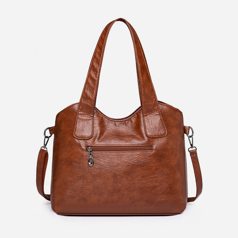 Leichte Tote Abnehmbarer Riemen Leder Unterarm Tasche Für Frauen Pendler