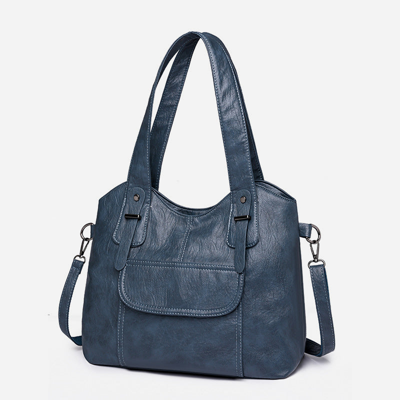 Leichte Tote Abnehmbarer Riemen Leder Unterarm Tasche Für Frauen Pendler