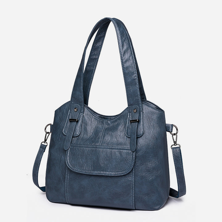 Leichte Tote Abnehmbarer Riemen Leder Unterarm Tasche Für Frauen Pendler