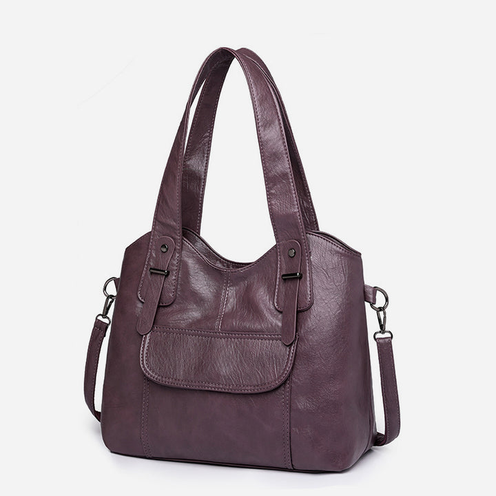 Leichte Tote Abnehmbarer Riemen Leder Unterarm Tasche Für Frauen Pendler