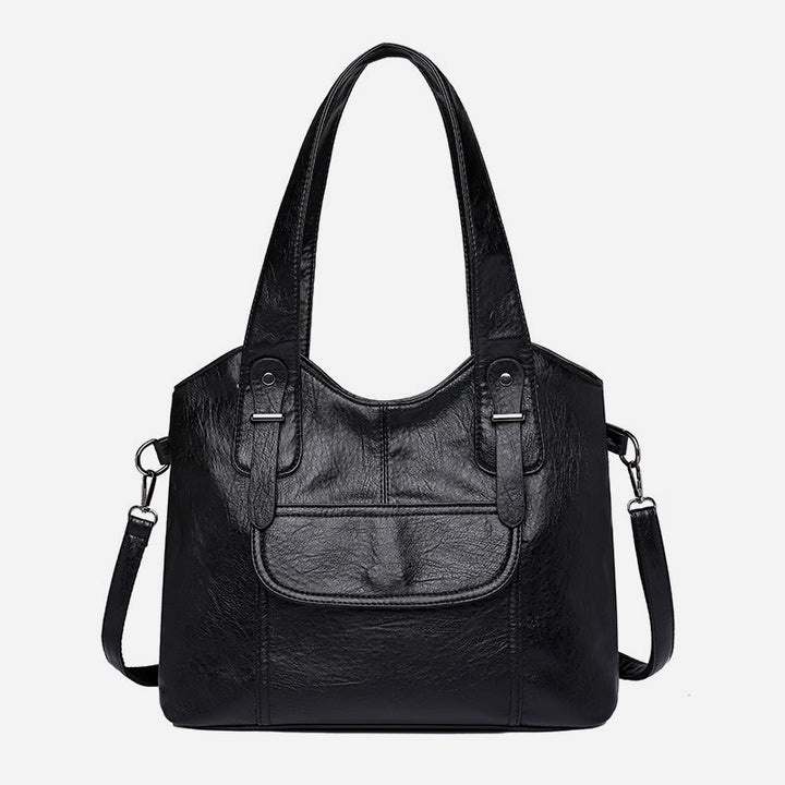 Leichte Tote Abnehmbarer Riemen Leder Unterarm Tasche Für Frauen Pendler