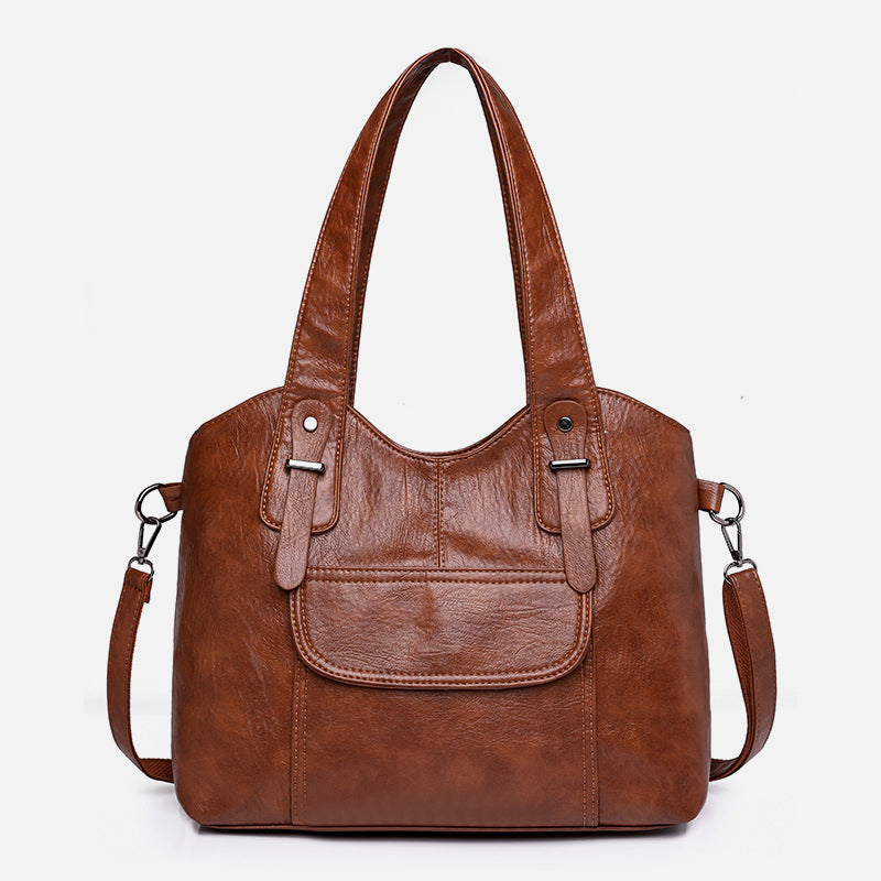 Leichte Tote Abnehmbarer Riemen Leder Unterarm Tasche Für Frauen Pendler