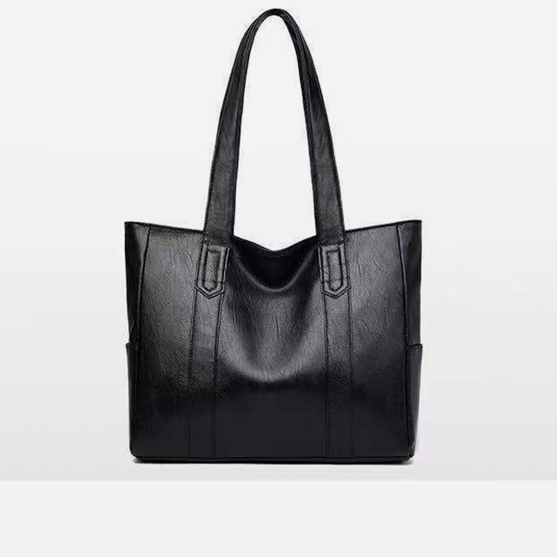 Große Tragetasche aus weichem Leder für Damen