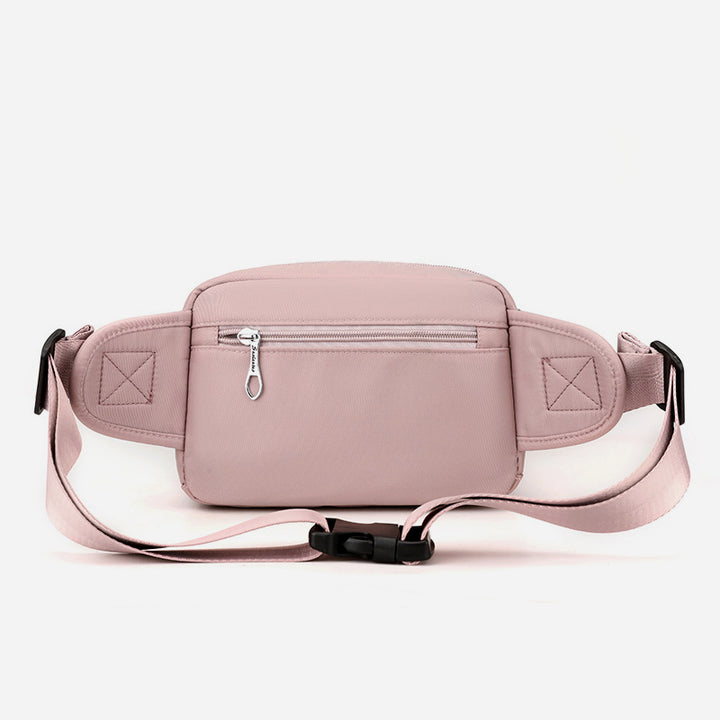 Minimalistische Hüfttasche mit drei Fächern für Damen, tragbare Umhängetasche