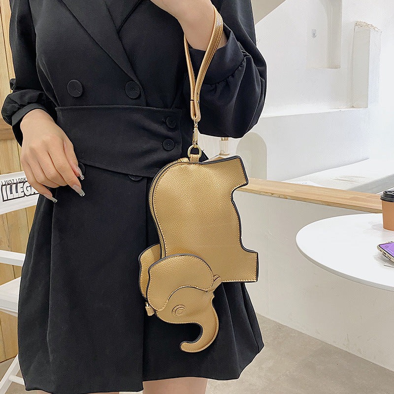 Lustige Umhängetasche in eleganter Form, Party-Handgelenktasche für Frauen
