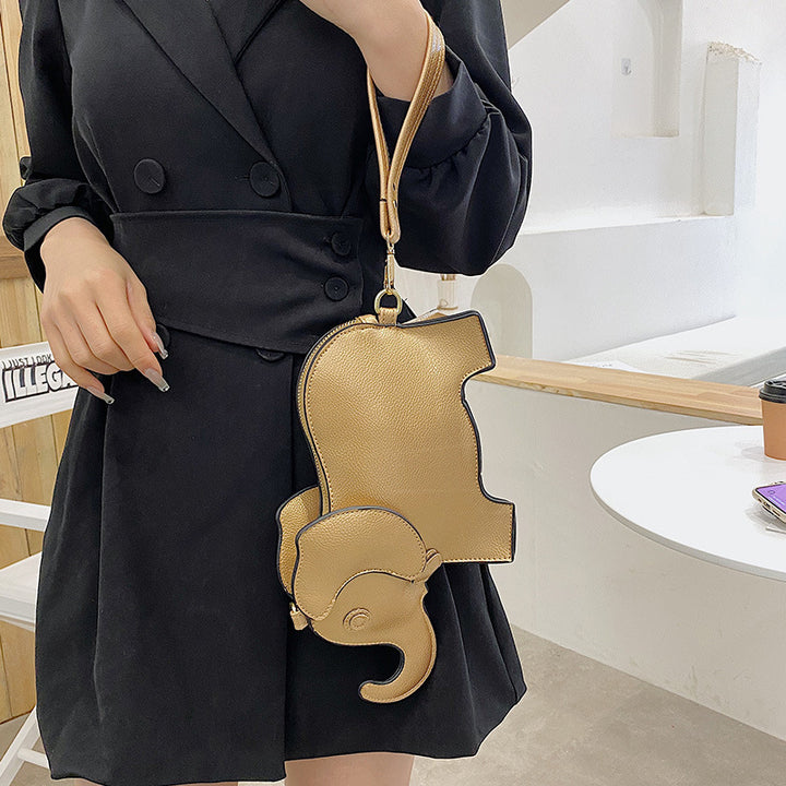 Lustige Umhängetasche in eleganter Form, Party-Handgelenktasche für Frauen