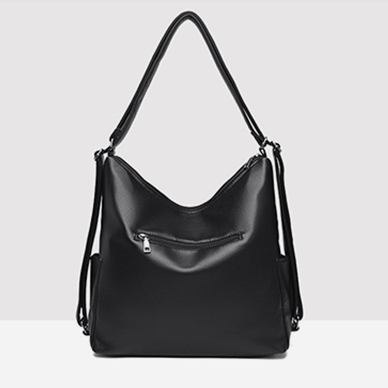Multifunktionaler großer Business-Lederrucksack für Damen, umwandelbar