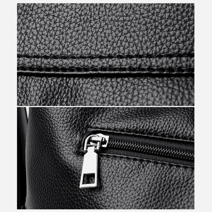Multifunktionaler großer Business-Lederrucksack für Damen, umwandelbar