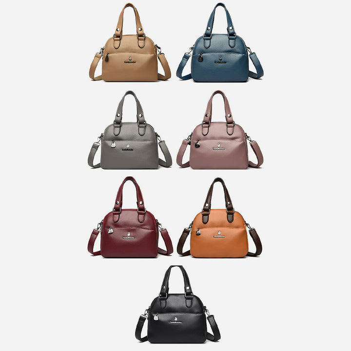 Dreifach-Pendler-Handtasche für Damen, minimalistische Umhängetasche