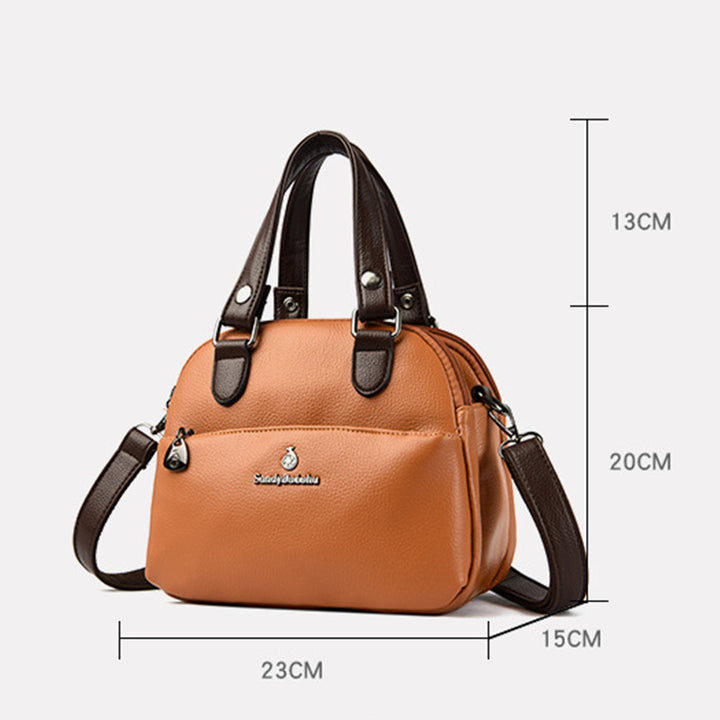 Dreifach-Pendler-Handtasche für Damen, minimalistische Umhängetasche