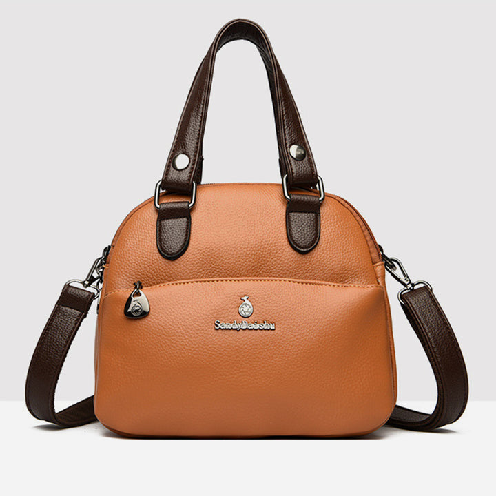 Dreifach-Pendler-Handtasche für Damen, minimalistische Umhängetasche