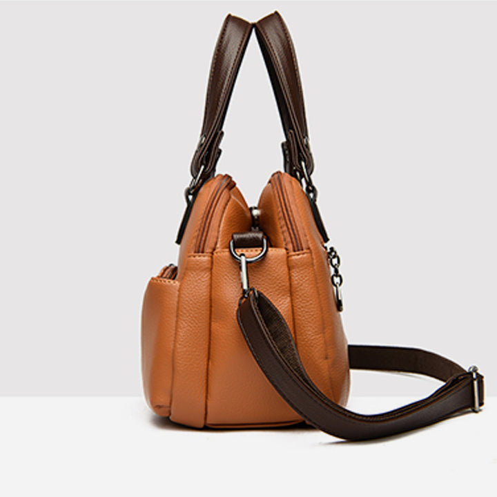 Dreifach-Pendler-Handtasche für Damen, minimalistische Umhängetasche