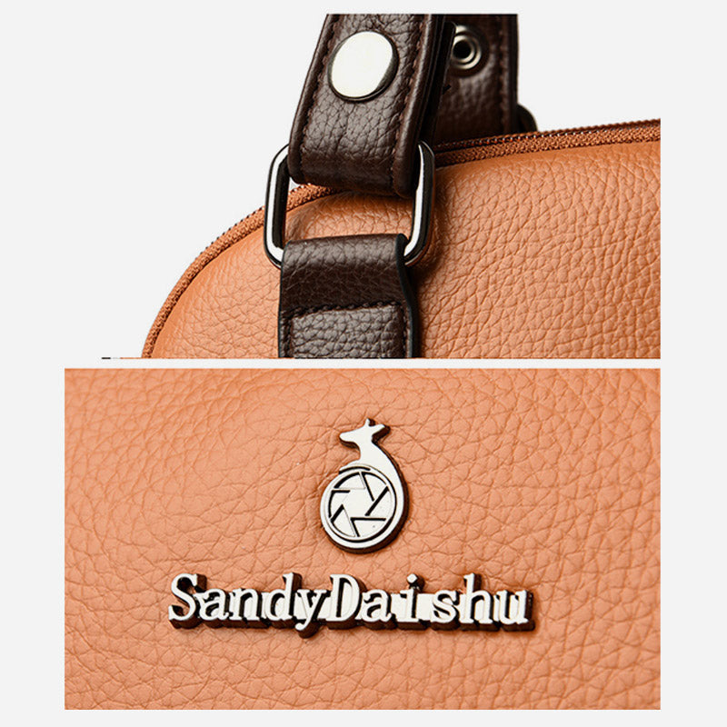 Dreifach-Pendler-Handtasche für Damen, minimalistische Umhängetasche