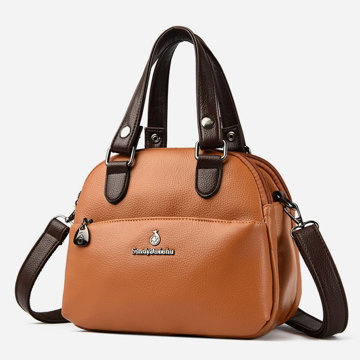 Dreifach-Pendler-Handtasche für Damen, minimalistische Umhängetasche