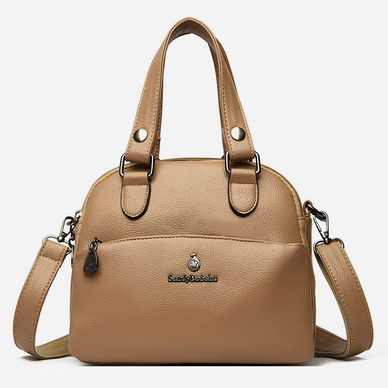 Dreifach-Pendler-Handtasche für Damen, minimalistische Umhängetasche