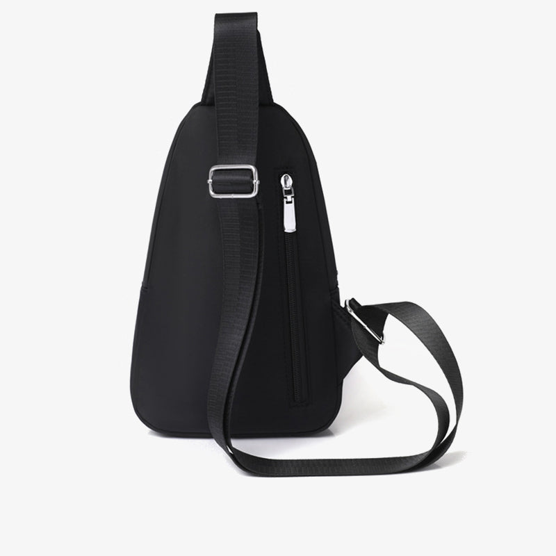 Brusttasche mit Cartoon-Eichhörnchen-Stickerei für Damen, Oxford-Umhängetasche