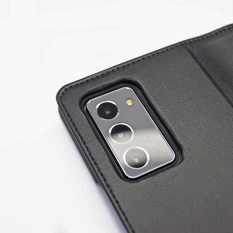 Samsung Z Fold 2/3/4/5/6 Geteilte Clamshell-Telefonhülle aus Leder