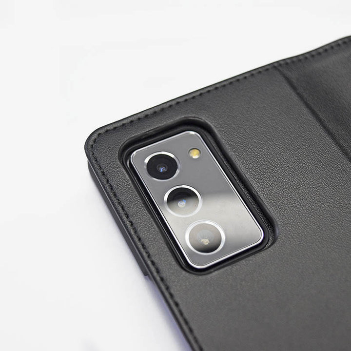 Samsung Z Fold 2/3/4/5/6 Geteilte Clamshell-Telefonhülle aus Leder