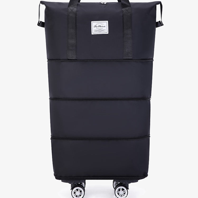 Erweiterbare Reisetasche mit abnehmbaren Rädern, große Einkaufstasche, Handtasche, Geldbörse