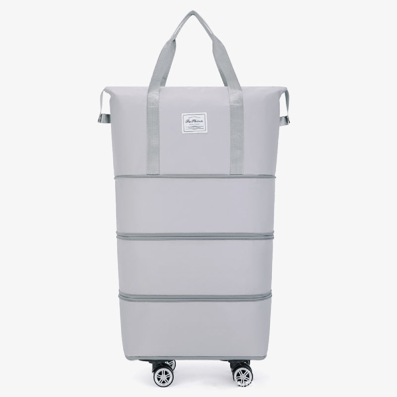 Erweiterbare Reisetasche mit abnehmbaren Rädern, große Einkaufstasche, Handtasche, Geldbörse