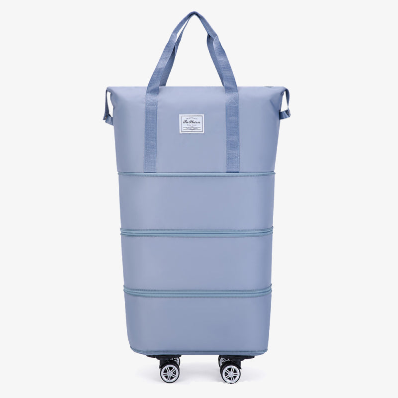 Erweiterbare Reisetasche mit abnehmbaren Rädern, große Einkaufstasche, Handtasche, Geldbörse