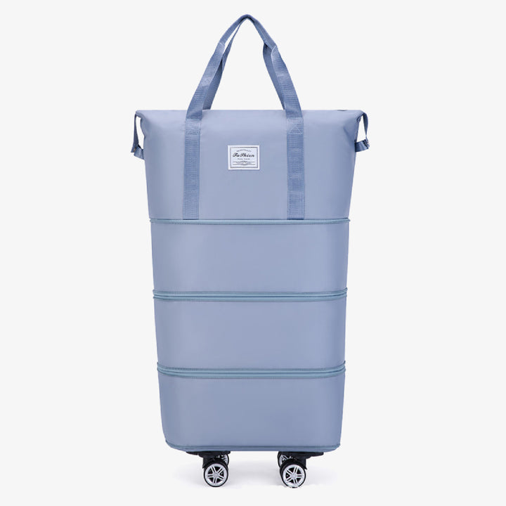 Erweiterbare Reisetasche mit abnehmbaren Rädern, große Einkaufstasche, Handtasche, Geldbörse