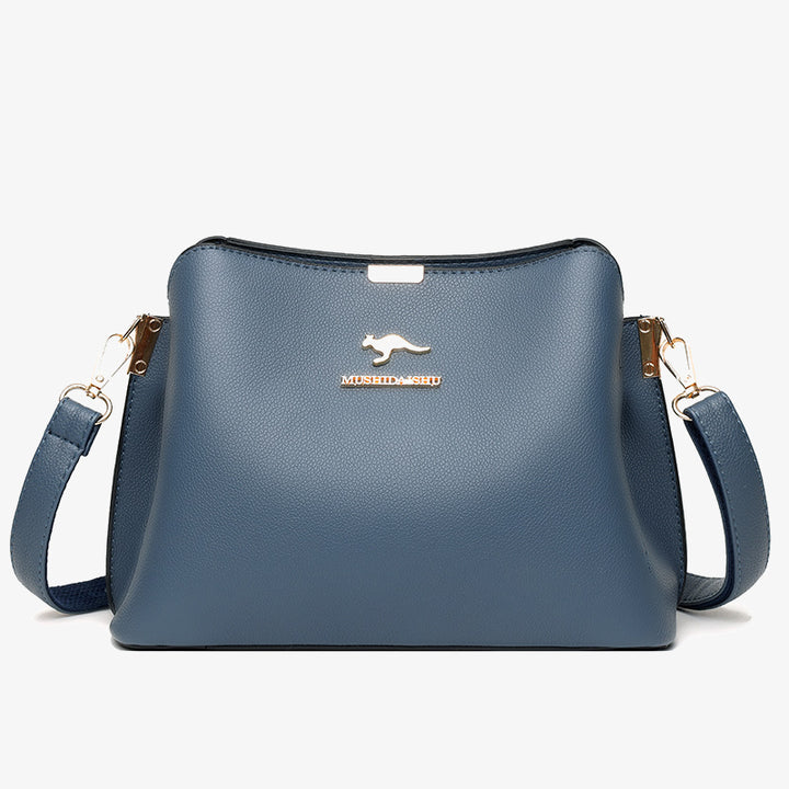 Kleine Umhängetasche aus Leder, Handtaschen, Geldbörsen, dreifache Crossover-Schultertasche