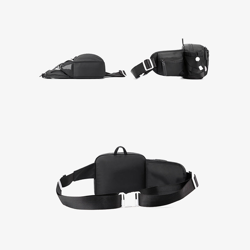 Multifunktionale Hüfttasche, Schultertasche für Damen und Herren, leichte Nylon-Geldbörsen