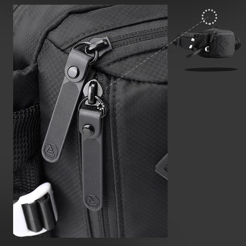 Multifunktionale Hüfttasche, Schultertasche für Damen und Herren, leichte Nylon-Geldbörsen