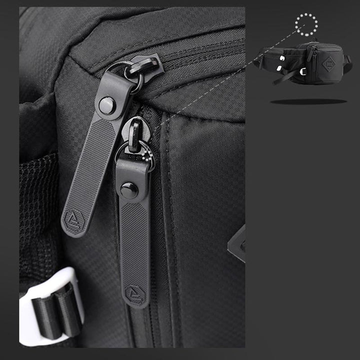 Multifunktionale Hüfttasche, Schultertasche für Damen und Herren, leichte Nylon-Geldbörsen