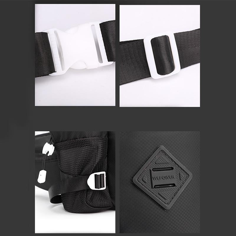 Multifunktionale Hüfttasche, Schultertasche für Damen und Herren, leichte Nylon-Geldbörsen