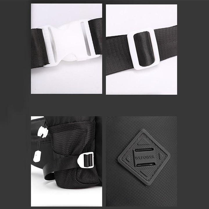 Multifunktionale Hüfttasche, Schultertasche für Damen und Herren, leichte Nylon-Geldbörsen