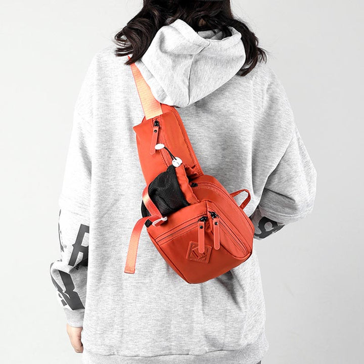 Multifunktionale Hüfttasche, Schultertasche für Damen und Herren, leichte Nylon-Geldbörsen